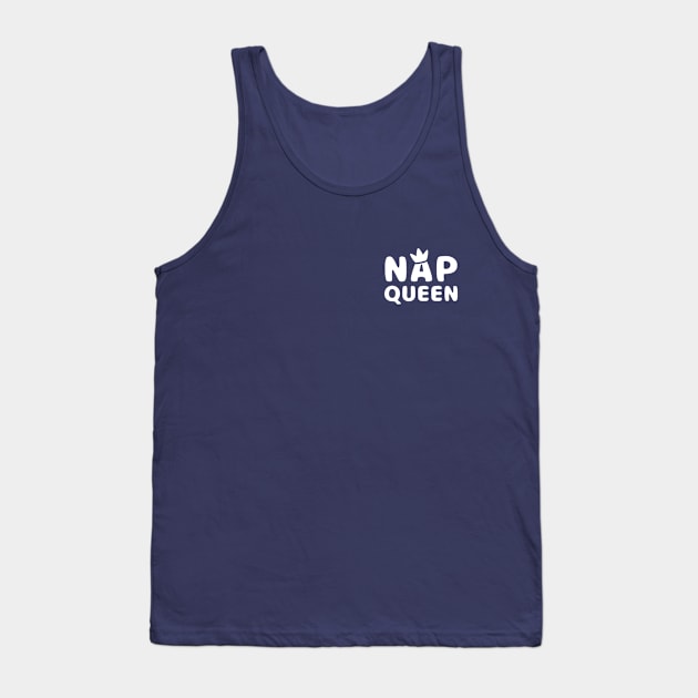 Nap Queen - Pocket Desgin Tank Top by hya_bm